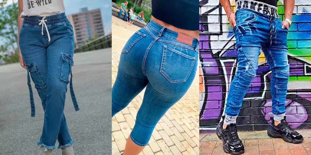 Pantalones y jeans colombianos