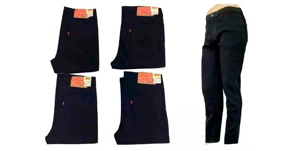 Pantalones negros de hombre